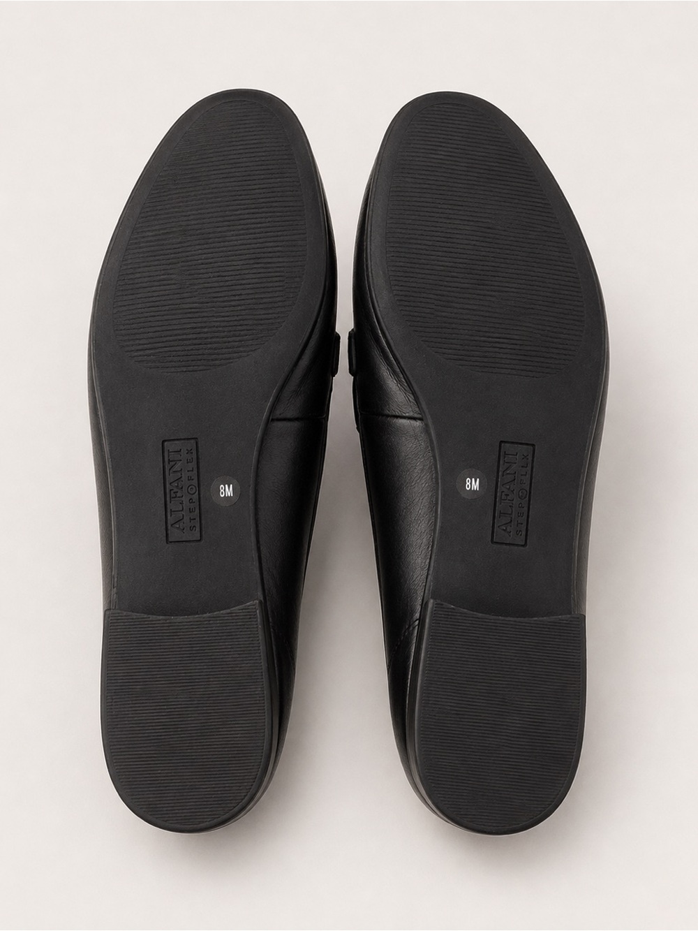 Alfani Stepflex Black Leather Horsebit Loafers Women’s Size 8M - Picture 3 of 3